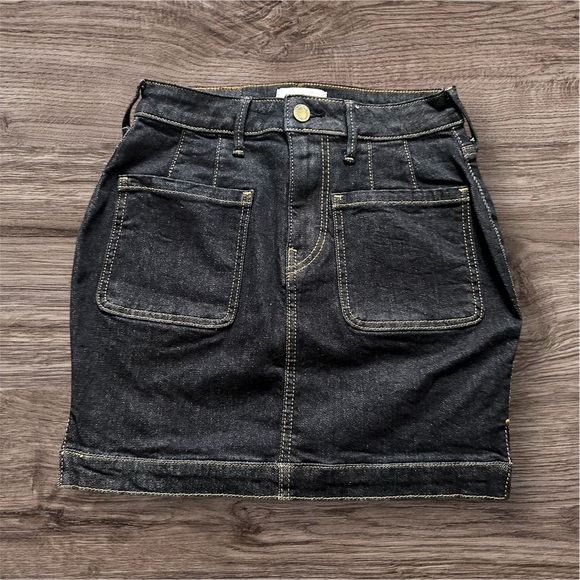 True Religion Dresses & Skirts - True Religion Dark Wash Denim Mini Skirt